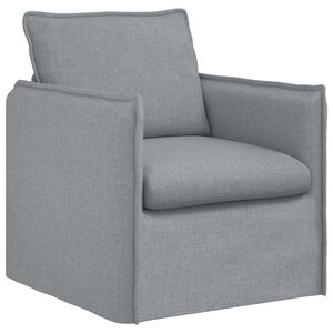 vidaXL Canap&eacute; Gris clair 75 x 82 x 85 cm tissu