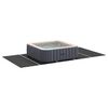 vidaXL Tapis de piscine Noir 550 x 280 cm G&eacute;otextile en polyester