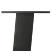 vidaXL Pieds de table console 4 pi&egrave;ces Anthracite 72 cm Acier