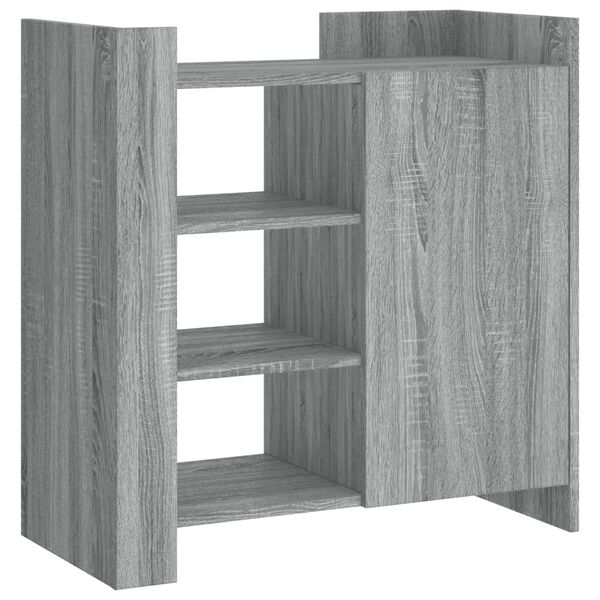 vidaXL Buffet sonoma gris 73,5x35x75 cm bois d'ing&eacute;nierie