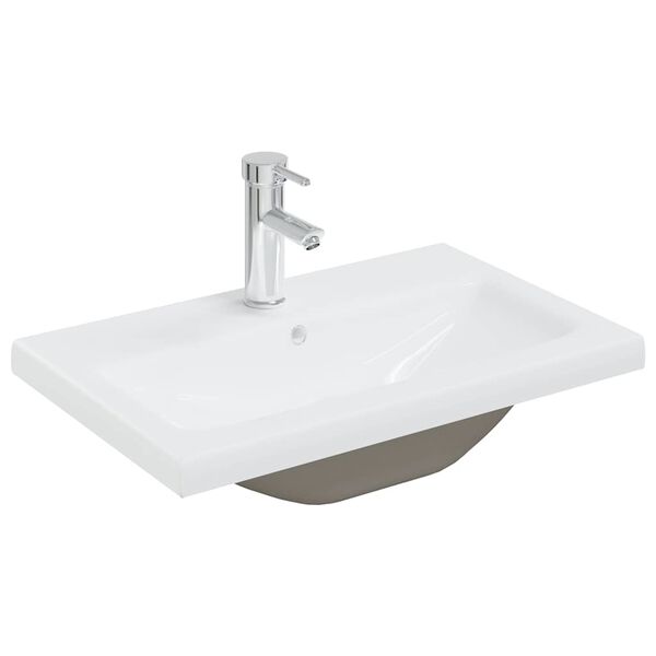 vidaXL Ensemble de meubles de salle de bain 5 pcs ch&ecirc;ne sonoma