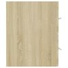 vidaXL Armoire d'&eacute;vier Ch&ecirc;ne sonoma 80x38,5x48 cm Bois d&rsquo;ing&eacute;nierie