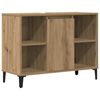 vidaXL Armoire d'&eacute;vier ch&ecirc;ne artisanal 80x33x60 cm bois d'ing&eacute;nierie