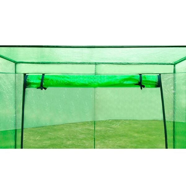 vidaXL Serre avec cadre en acier PVC