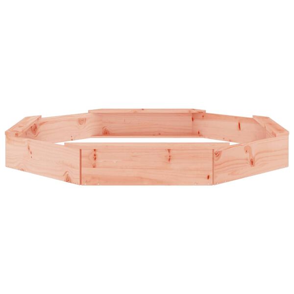 vidaXL Bac &agrave; sable avec si&egrave;ges octogone bois massif de douglas