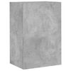 vidaXL Unit&eacute;s murales TV 5 pcs gris b&eacute;ton bois d'ing&eacute;nierie