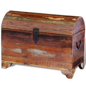 vidaXL Coffre de rangement Bois de r&eacute;cup&eacute;ration massif