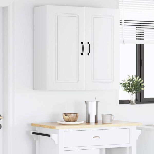 vidaXL Armoire de cuisine avec stockage Kalmar Blanc 80 x 31 x 80 cm