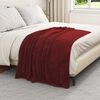 vidaXL Jet&eacute; Rouge Bordeaux 130 x 150 cm Toison