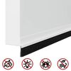 vidaXL Brosses de porte adh&eacute;sives 6 pcs Blanc 100 cm
