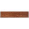 vidaXL Appui de fen&ecirc;tre Bois Brun 120 x 35 x 4,5 cm PVC