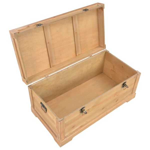 vidaXL Coffre de rangement avec coussin 80x40x40 cm MDF