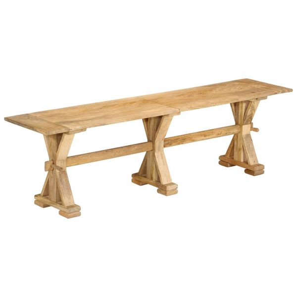 vidaXL Banc 160x35x45 cm bois massif de manguier