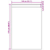 vidaXL Rideaux en velours 2 pcs Champagne 175 x 140 cm Velours