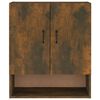 vidaXL Armoire murale Chêne fumé 60x31x70 cm Bois d'ingénierie