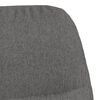 vidaXL Chaise de relaxation avec tabouret Gris clair Tissu