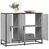 vidaXL Buffet sonoma gris 94x35x76 cm bois d'ingénierie