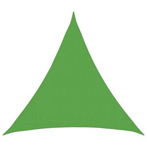vidaXL Voile d'ombre Vert clair 2 x 2 x 2 m HDPE