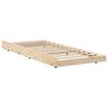 vidaXL Cadre de lit Naturel 100 x 200 cm Pin massif