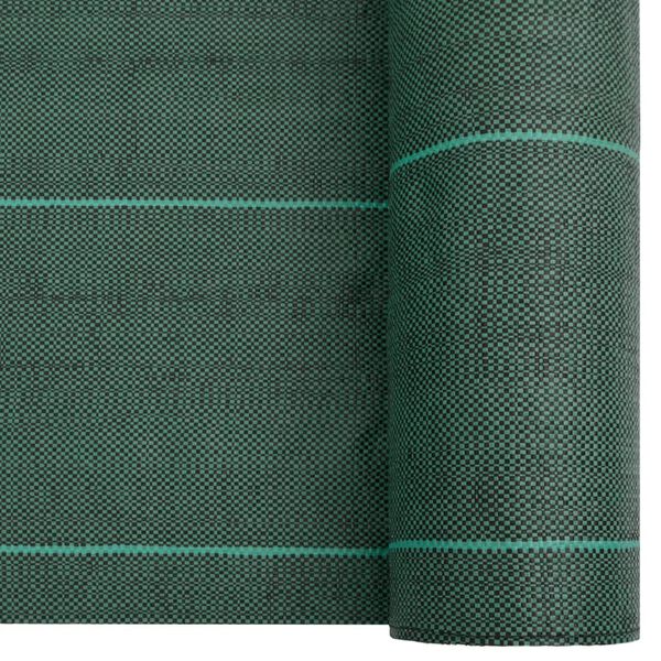 vidaXL Membrane anti-mauvaises herbes vert 4x100 m PP