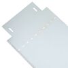 vidaXL Bordures de pelouse 10 pcs Argent&eacute; 100 x 25 x 0,07 cm