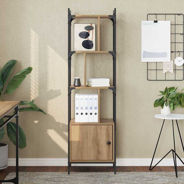 vidaXL Bibliothèque Chêne artisanal 44,5 x 30 x 154,5 cm