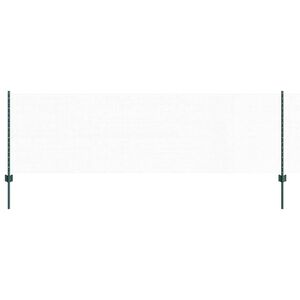 vidaXL Cl&ocirc;ture hexagonale avec poteau 10 x 0,8 m Vert Maille