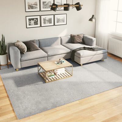 vidaXL Tapis HUARTE à poils courts doux et lavable gris 240x340 cm