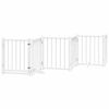 vidaXL Barri&egrave;re pour chien porte pliable 15 panneaux bois de peuplier