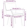 vidaXL Chaises &agrave; manger lot de 2 Gris clair Velours