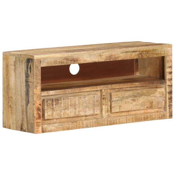 vidaXL Meubles TV 2 pcs 88x30x40 cm Bois de manguier solide