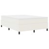 vidaXL Cadre de lit plateforme Cr&egrave;me 140 x 190 cm