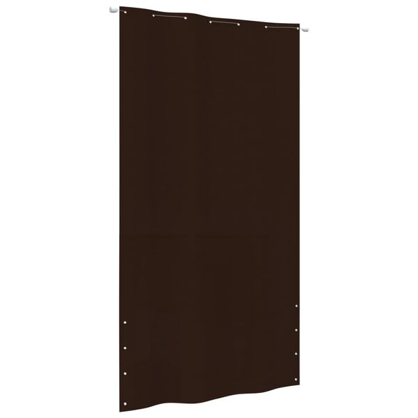 vidaXL &Eacute;cran de balcon Marron 140x240 cm Tissu Oxford
