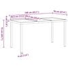 vidaXL Ensemble de salle à manger pour jardin 5 pcs Gris polyrotin