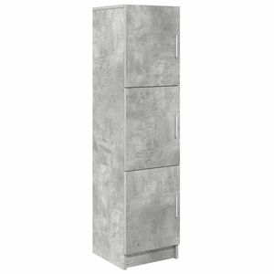 vidaXL Haut Armoire Gris b&eacute;ton 31.5 x 32 x 122.5 cm