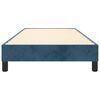 vidaXL Cadre de lit bleu fonc&eacute; 100x200 cm velours
