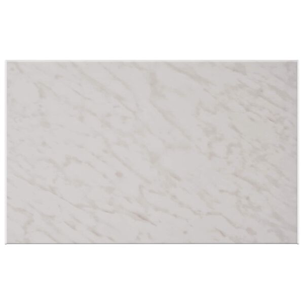 vidaXL Appui de fen&ecirc;tre Texte en marbre -enure 60 x 50 x 4,5 cm PVC