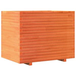 vidaXL Jardini&egrave;re cire marron 90x60x72,5 cm bois de pin massif