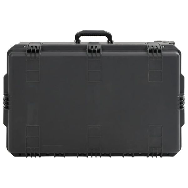 vidaXL Valise de vol portable Noir 79,5x51,5x30,5 cm PP