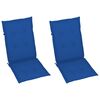 vidaXL Chaises inclinables de jardin lot de 2 et coussins Bois acacia