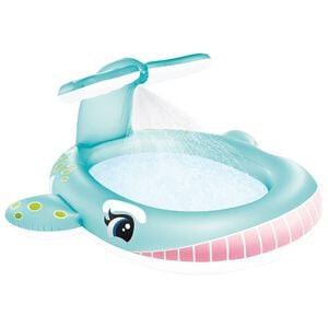 Intex Piscine &agrave; pulv&eacute;risation Forme de baleine 201x196x91 cm