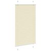 vidaXL Store pliss&eacute; cr&egrave;me 80x150 cm largeur du tissu 79,4 cm polyester