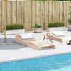 vidaXL Chaise longue 205x60x31,5 cm bois massif de pin