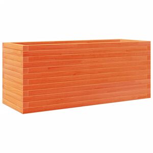 vidaXL Jardini&egrave;re cire marron 110x40x45,5 cm bois de pin massif
