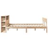 vidaXL Lit biblioth&egrave;que sans matelas 160x200 cm bois massif de pin