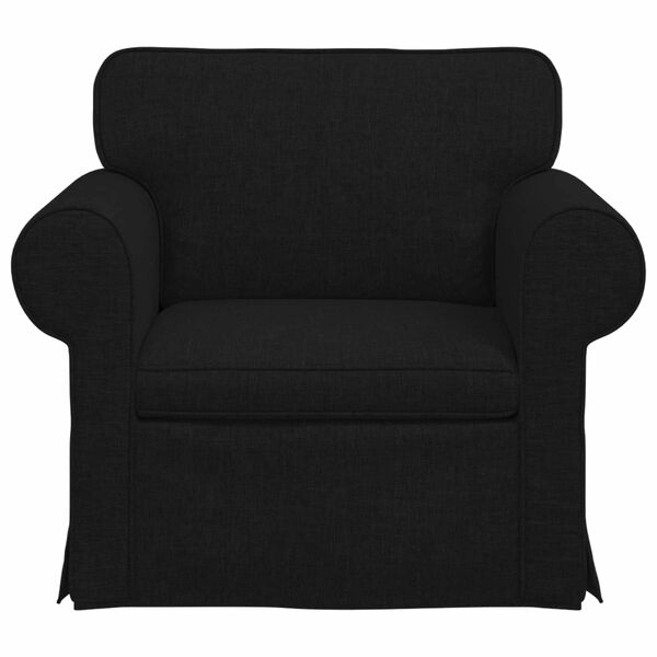 vidaXL Canap&eacute; Noir Dimensions globales: 95 x 82 x 80 cm (l x P x H)