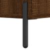 vidaXL Buffet haut Ch&ecirc;ne marron 34,5x34x180 cm Bois d'ing&eacute;nierie