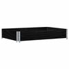 vidaXL Collier de palette noir 120x80 cm bois de pin solide