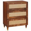 vidaXL Buffet Marron 60 x 33 x 75 cm Bois de mangue massif