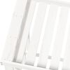 vidaXL Porte-b&ucirc;ches d&rsquo;ext&eacute;rieur Blanc 108x52x106 cm Bois massif de pin